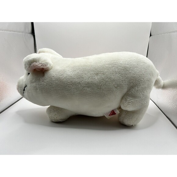 Vintage Dakin Plush White Pig with 3 Pink Piglet Babies Stuffed Animal 17” 1980s - Picture 14 of 16